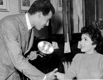 Giancolombo con Gina Lollobrigida