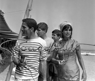 Pier Paolo Pasolini e Antonella Lualdi, Venezia, 1963