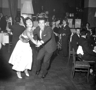 Dancing with Silvana Pampanini. Moscow, 1956