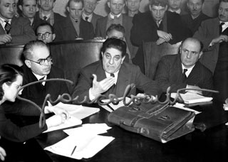 Trade union leader Giuseppe Di Vittorio. Milan, 1948