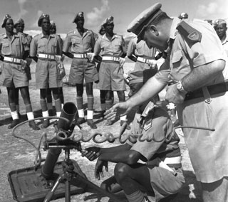 Italian army training Somalia's troops. Mogadiscio, 1952