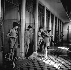 Juvenile jail. Milan, 1956