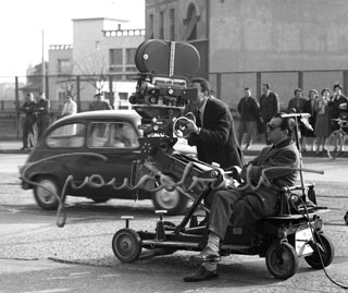 Luchino Visconti shooting ''Rocco and his brothers'', 1960