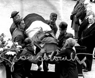 Funerali dei minatori vittime della sciagura di Marcinelle, Agosto 1956 