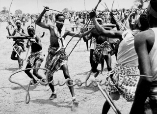 Ritual fight in Somalia, 1952