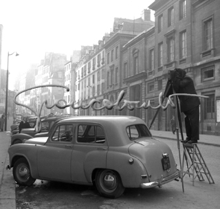 Paris streets, 1953