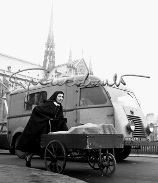 Charity Nun in Paris, 1953