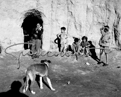 Gypsies in the University neighborhood, Madrid 1952