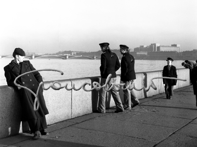 Leningrad riverside, 1956