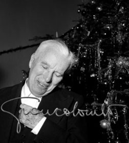 Natale in casa di Charlie Chaplin a Vevey, (CH), 1956