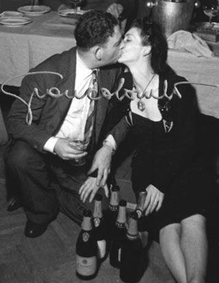 Bacio a capodanno, Milano, 1950