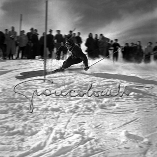 Gara di sci a San Martino di Castrozza, 1952