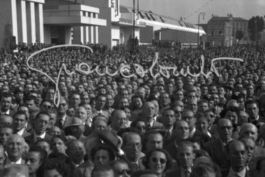 Inaugurazione della Fiera Campionaria. Milano, 1946